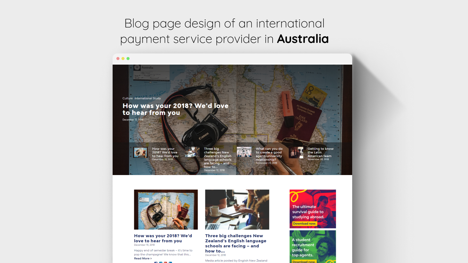 Blog Page Design